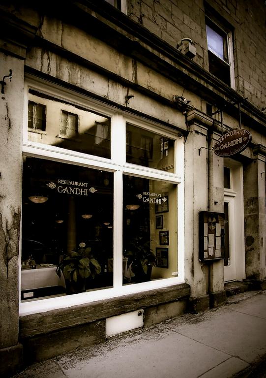 Façade du restaurant Gandhi